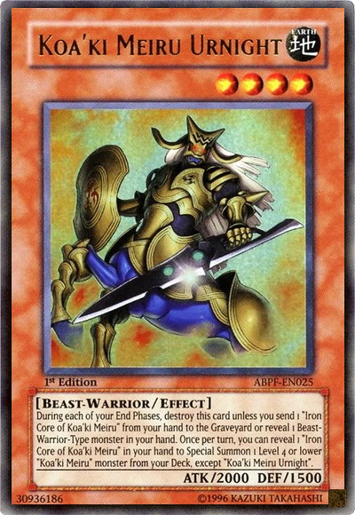 Koa'ki Meiru Urnight [ABPF-EN025] Ultra Rare 