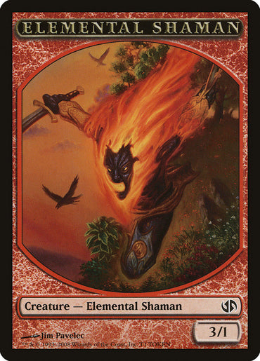 Elemental Shaman Token [Duel Decks: Jace vs. Chandra Tokens] 