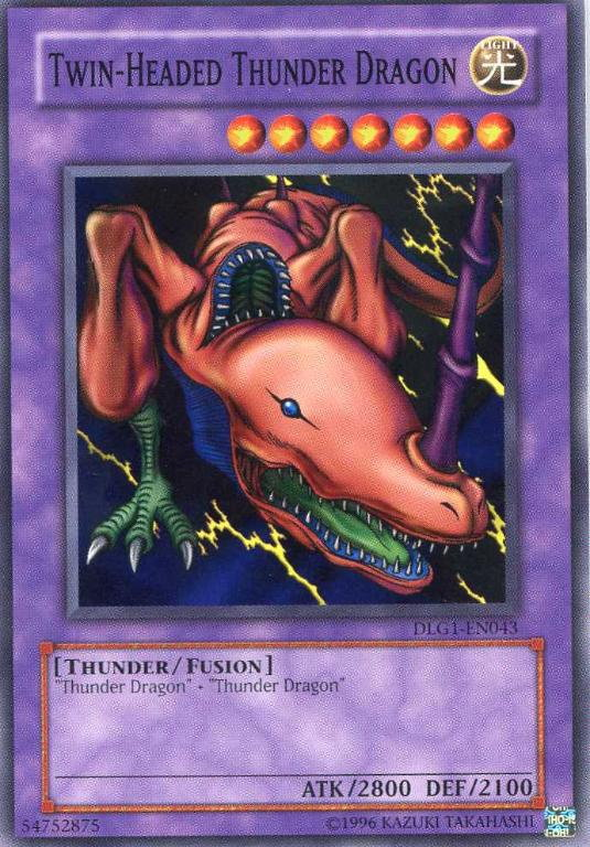 Twin-Headed Thunder Dragon [DLG1-EN043] Common 