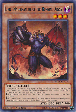 Libic, Malebranche of the Burning Abyss [SECE-EN083] Rare 