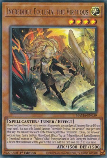 Incredible Ecclesia, the Virtuous [MAMA-EN059] Ultra Rare 
