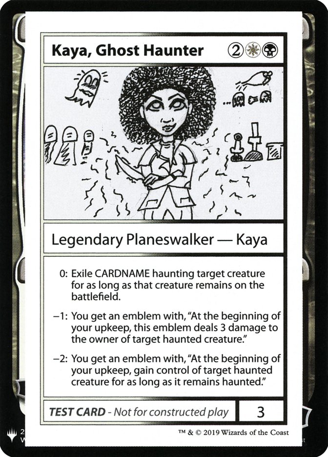 Kaya, Ghost Haunter [Mystery Booster Playtest Cards] 