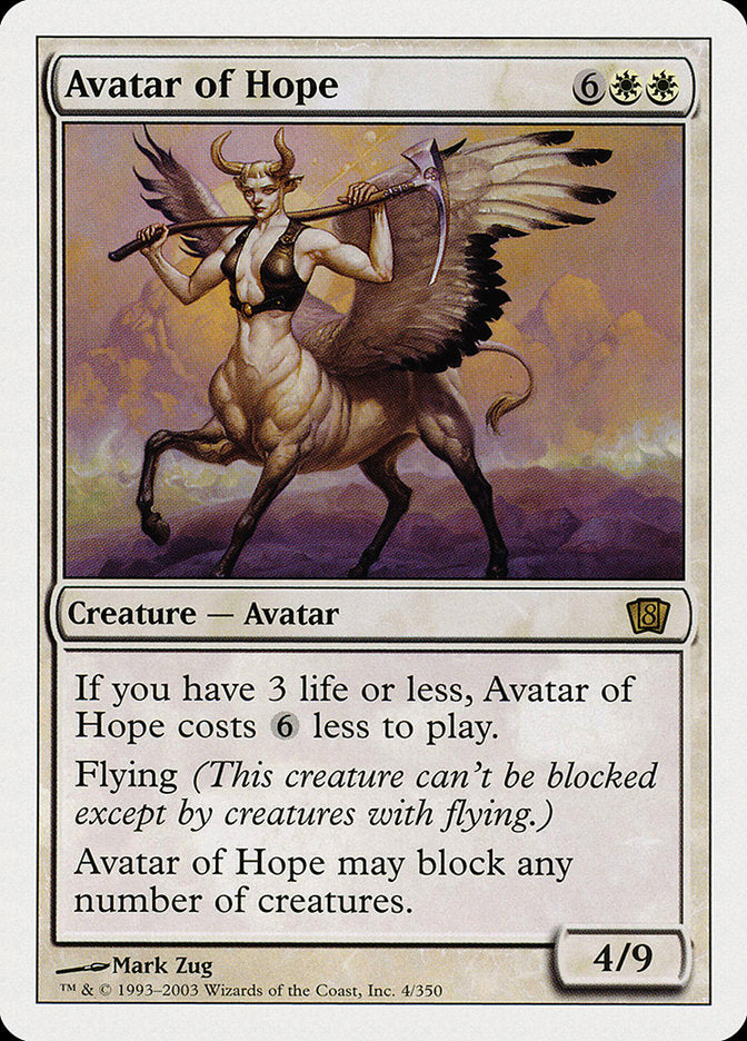 Avatar of Hope [Eighth Edition] 