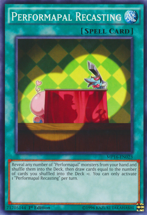 Performapal Recasting [MP16-EN023] Common 