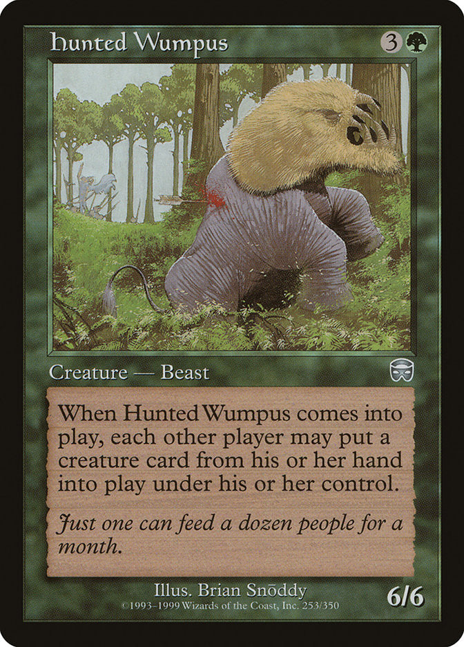 Hunted Wumpus [Mercadian Masks] 