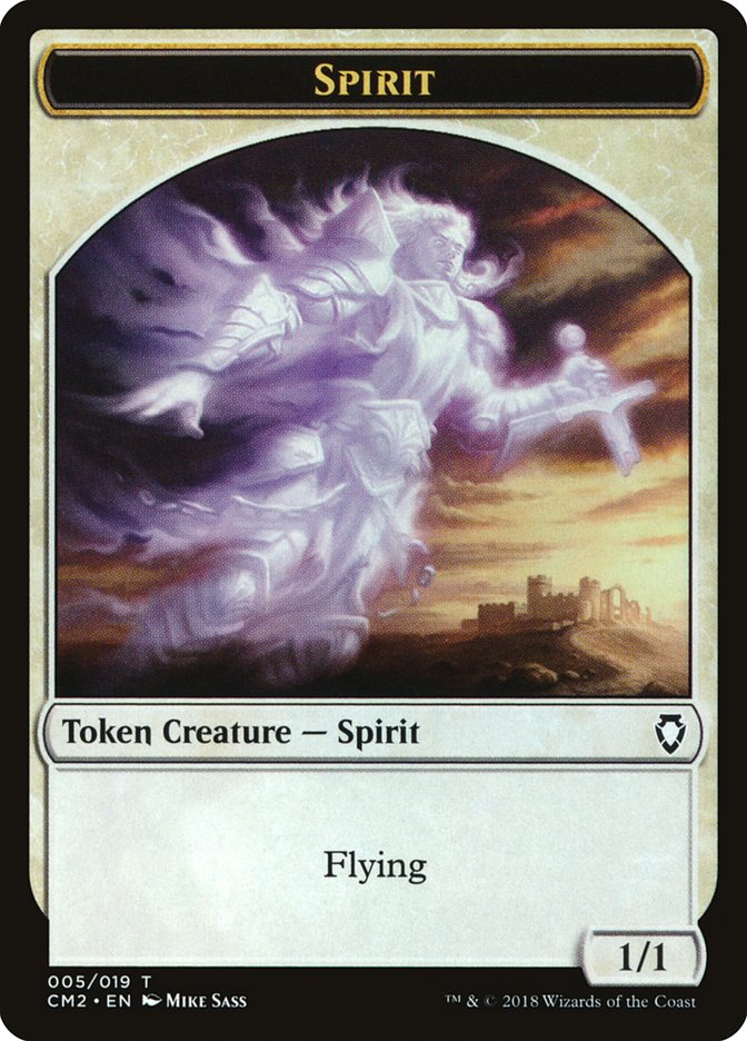 Spirit Token [Commander Anthology Volume II Tokens] 