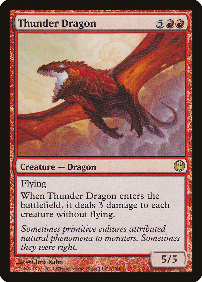 Thunder Dragon [Duel Decks: Knights vs. Dragons] 