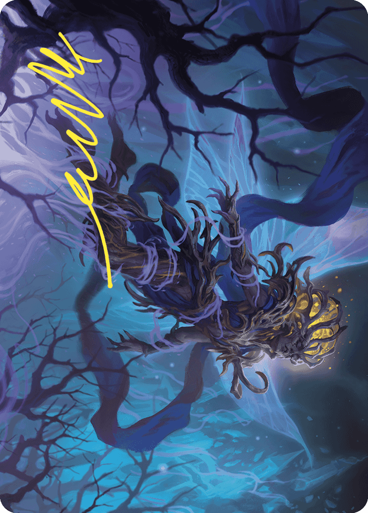 Sleep-Cursed Faerie Art Card (Gold-Stamped Signature) [Wilds of Eldraine Art Series] 