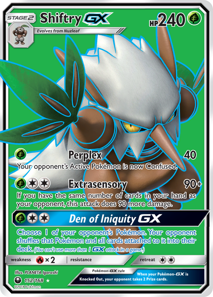 Shiftry GX (152/168) [Sun & Moon: Celestial Storm]