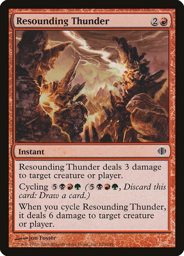 Resounding Thunder [Shards of Alara] 