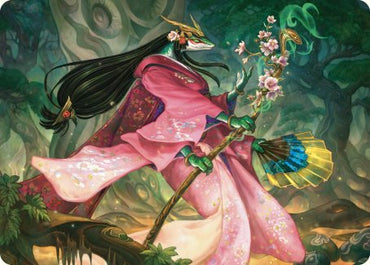 Sakiko, Mother of Summer Art Card [Commander Masters Art Series] 