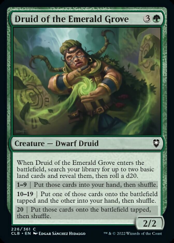 Druid of the Emerald Grove [Commander Legends: Battle for Baldur's Gate] 