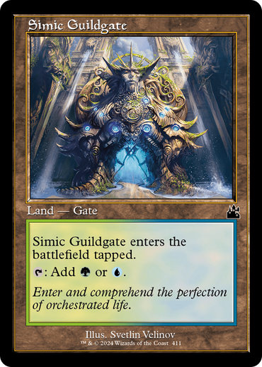 Simic Guildgate (Retro Frame) [Ravnica Remastered] 