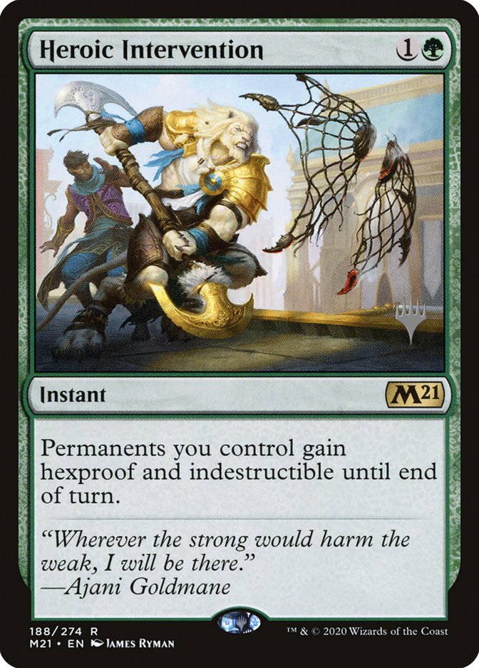 Heroic Intervention (Promo Pack) [Core Set 2021 Promos] 