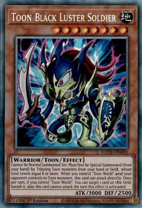 Toon Black Luster Soldier [TOCH-EN001] Collector's Rare 