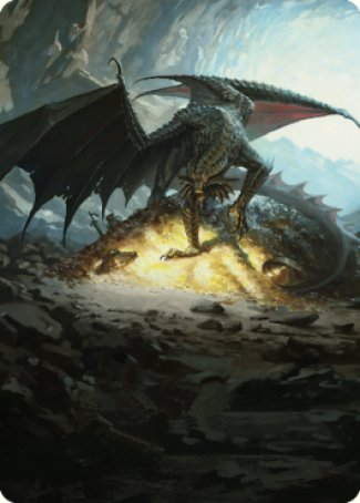 Ancient Copper Dragon Art Card (04) [Commander Legends: Battle for Baldur's Gate Art Series] 