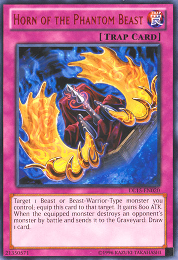 Horn of the Phantom Beast (Red) [DL15-EN020] Rare 