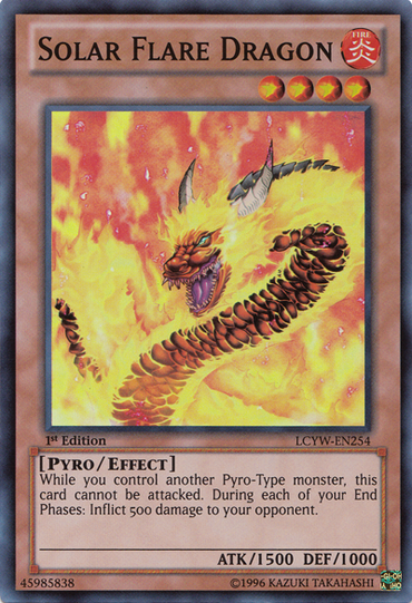 Solar Flare Dragon [LCYW-EN254] Super Rare 