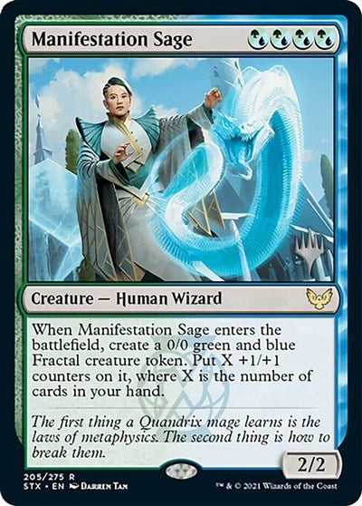 Manifestation Sage (Promo Pack) [Strixhaven: School of Mages Promos] 