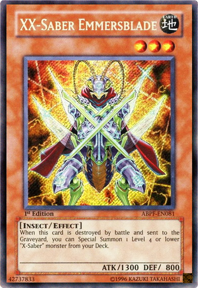 XX-Saber Emmersblade [ABPF-EN081] Secret Rare 