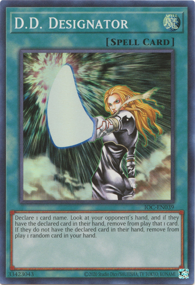 DD Designator (25th Anniversary) [IOC-EN039] Super Rare 