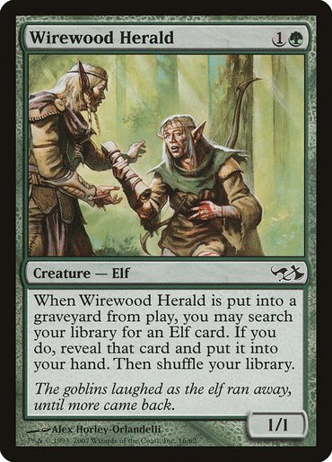 Wirewood Herald [Duel Decks: Elves vs. Goblins] 