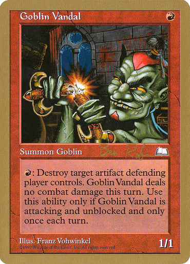 Goblin Vandal (Ben Rubin) [World Championship Decks 1998] 