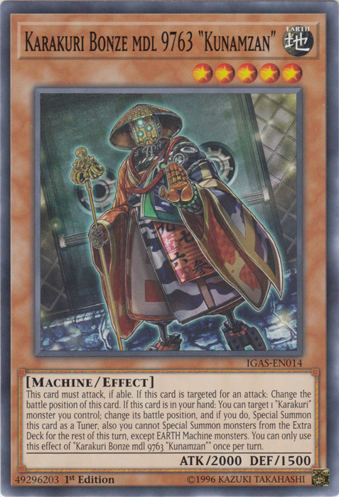 Karakuri Bonze mdl 9763 "Kunamzan" [IGAS-EN014] Common 