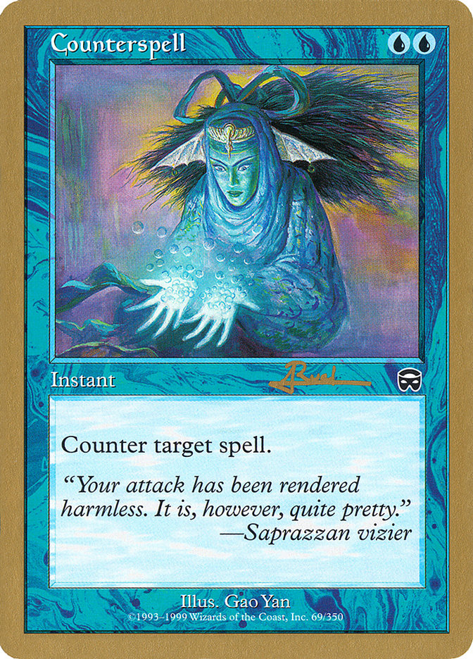 Counterspell (Antoine Ruel) (MMQ) [World Championship Decks 2001] 