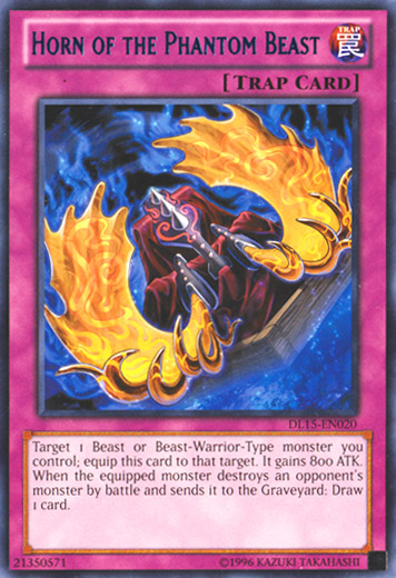 Horn of the Phantom Beast (Blue) [DL15-EN020] Rare 