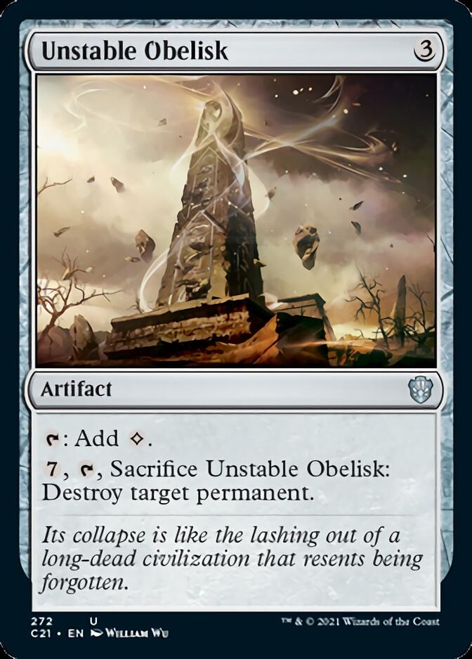 Unstable Obelisk [Commander 2021] 