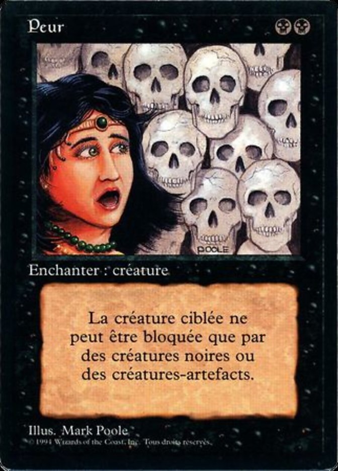 Fear [Foreign Black Border] 