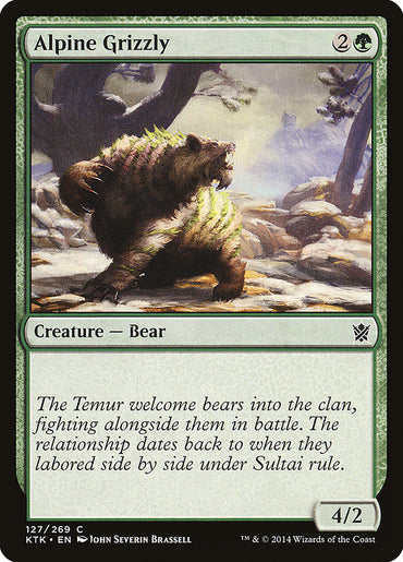 Alpine Grizzly [Khans of Tarkir] 