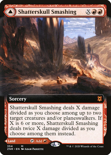 Shatterskull Smashing // Shatterskull, the Hammer Pass (Extended Art) [Zendikar Rising] 