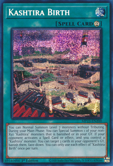 Kashtira Birth [MP23-EN200] Prismatic Secret Rare 
