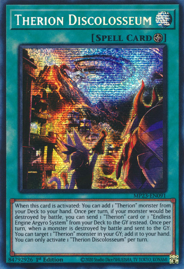 Therion Discolosseum [MP23-EN091] Prismatic Secret Rare 