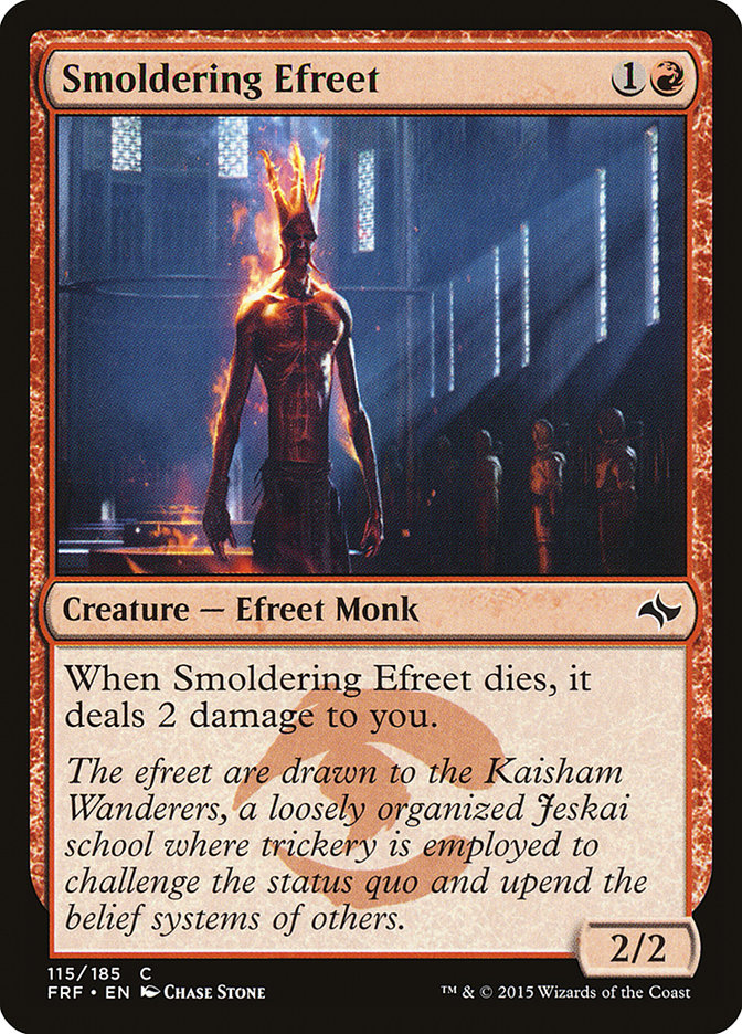 Smoldering Efreet [Fate Reforged] 