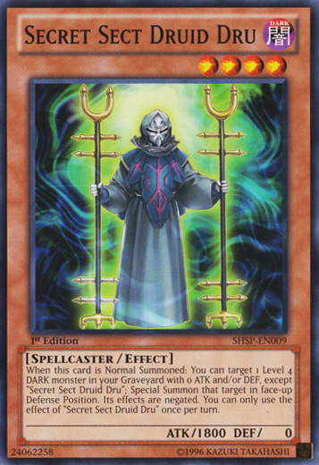 Secret Sect Druid Dru [SHSP-EN009] Common 