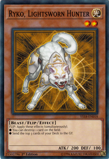 Ryko, Lightsworn Hunter [YS18-EN018] Common 