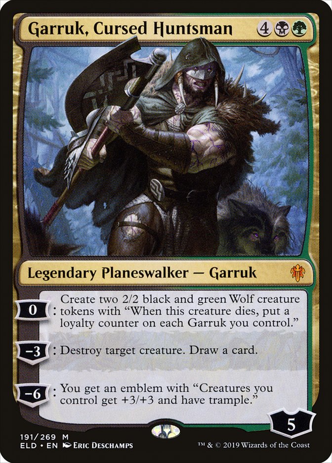 Garruk, Cursed Huntsman [Throne of Eldraine] 