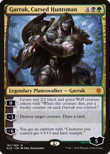 Garruk, Cursed Huntsman [Throne of Eldraine] 