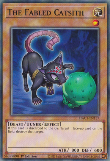 The Fabled Catsith [HAC1-EN137] Common 