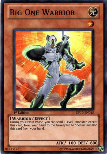 Big One Warrior [DP10-EN015] Super Rare 
