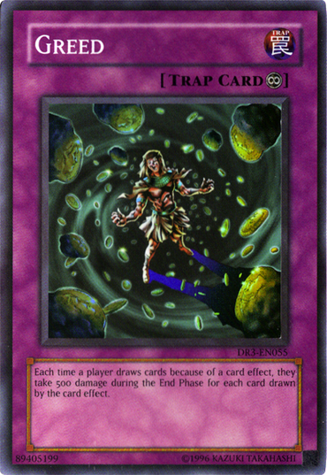 Greed [DR3-EN055] Super Rare 