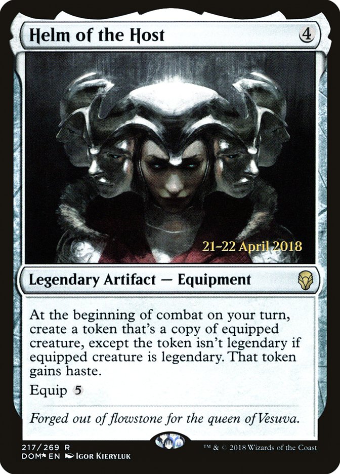 Helm of the Host [Dominaria Prerelease Promos] 