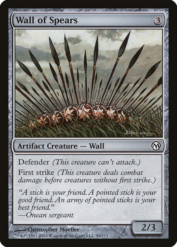 Wall of Spears [Duels of the Planeswalkers] 