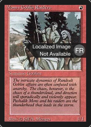 Mons's Goblin Raiders [Foreign Black Border] 