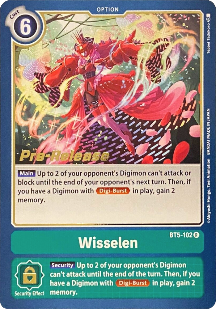 Wisselen [BT5-102] [Battle of Omni Pre-Release Promos] 