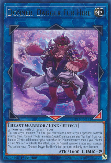 Donner, Dagger Fur Hire [MP23-EN192] Rare 