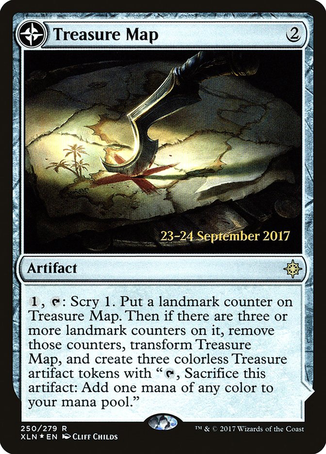 Treasure Map // Treasure Cove [Ixalan Prerelease Promos] 